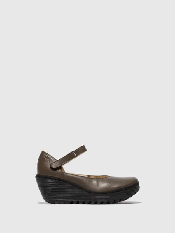 Mary Jane Shoes YAWO345FLY DK. TAUPE