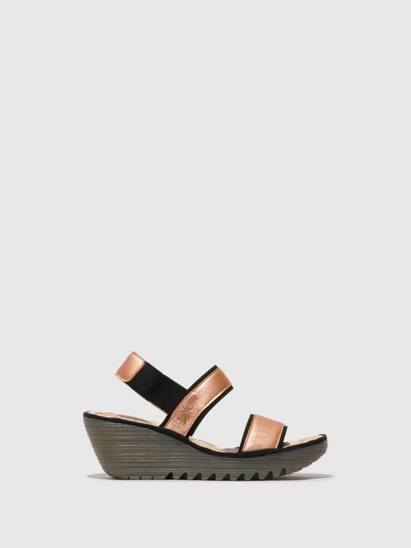 Sling-Back Sandals YACO416FLY BLUSH GOLD