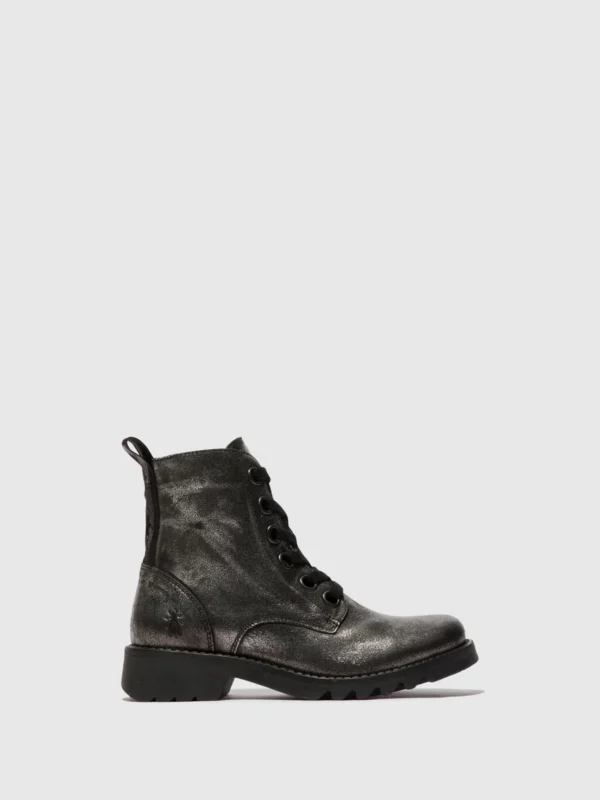 Lace-up Ankle Boots RAGI539FLY SILVER