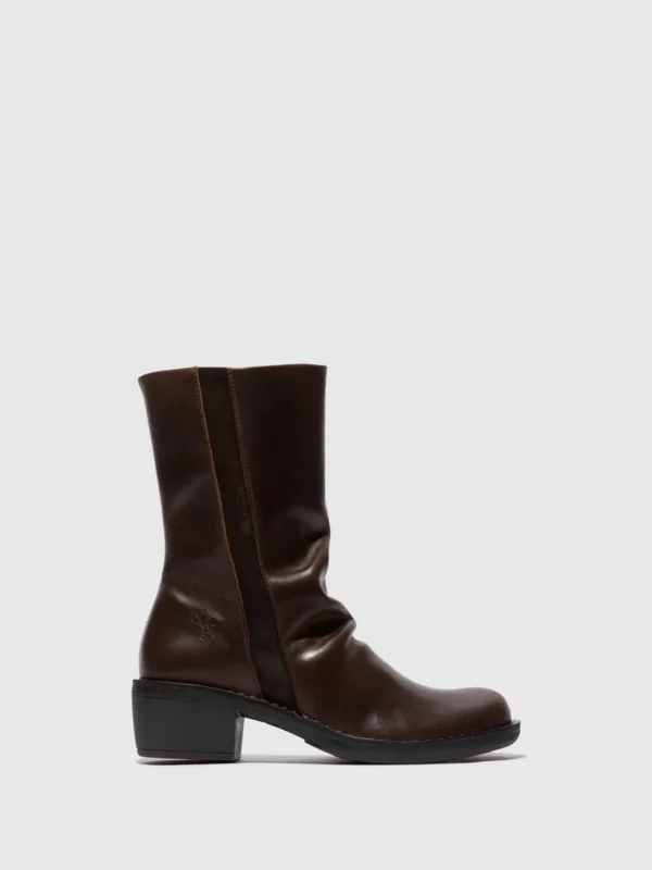 Zip Up Boots MECY092FLY DK.BROWN/EXPRESSO