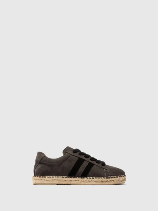 Lace-up Espadrilles SCAM529FLY GREY/BLACK