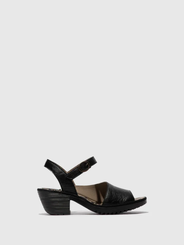 Sling-Back Sandals WELY439FLY BLACK