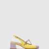 Sling-Back Sandals SOLN083FLY VIOLET/LEMON