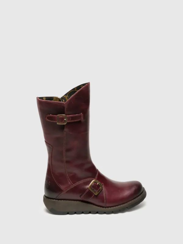 Buckle Boots MES 2 PURPLE