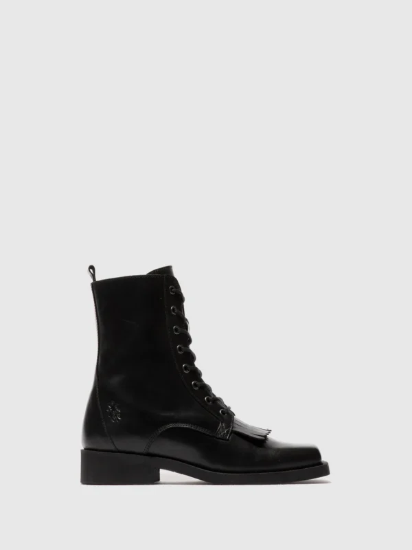 Lace-up Ankle Boots REIT326FLY BLACK