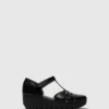 T-Strap Sandals VELT224FLY BLACK