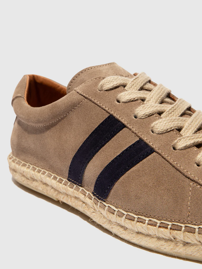 Lace-up Espadrilles SCAM529FLY SAND/NAVY - Image 4
