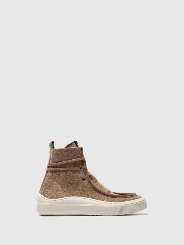 Lace-up Trainers SAFY708FLY TAUPE
