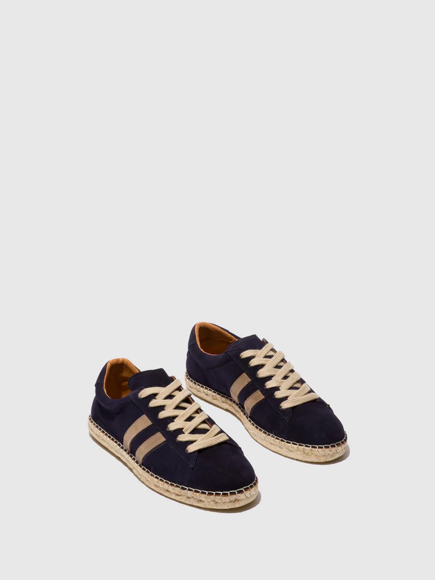 Lace-up Espadrilles SCAM529FLY NAVY/SAND - Image 2