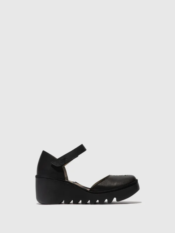 Ankle Strap Sandals BISO305FLY BLACK
