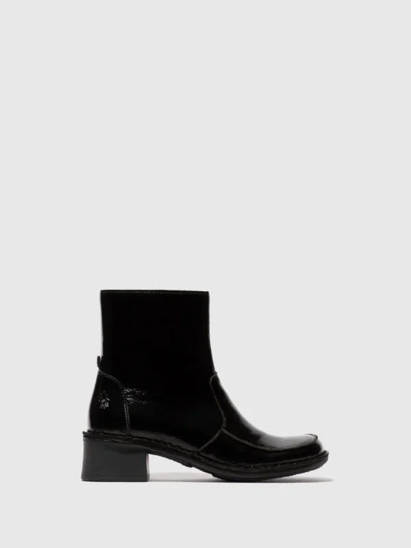 Zip Up Ankle Boots EZIA181FLY NAPPALAK BLACK