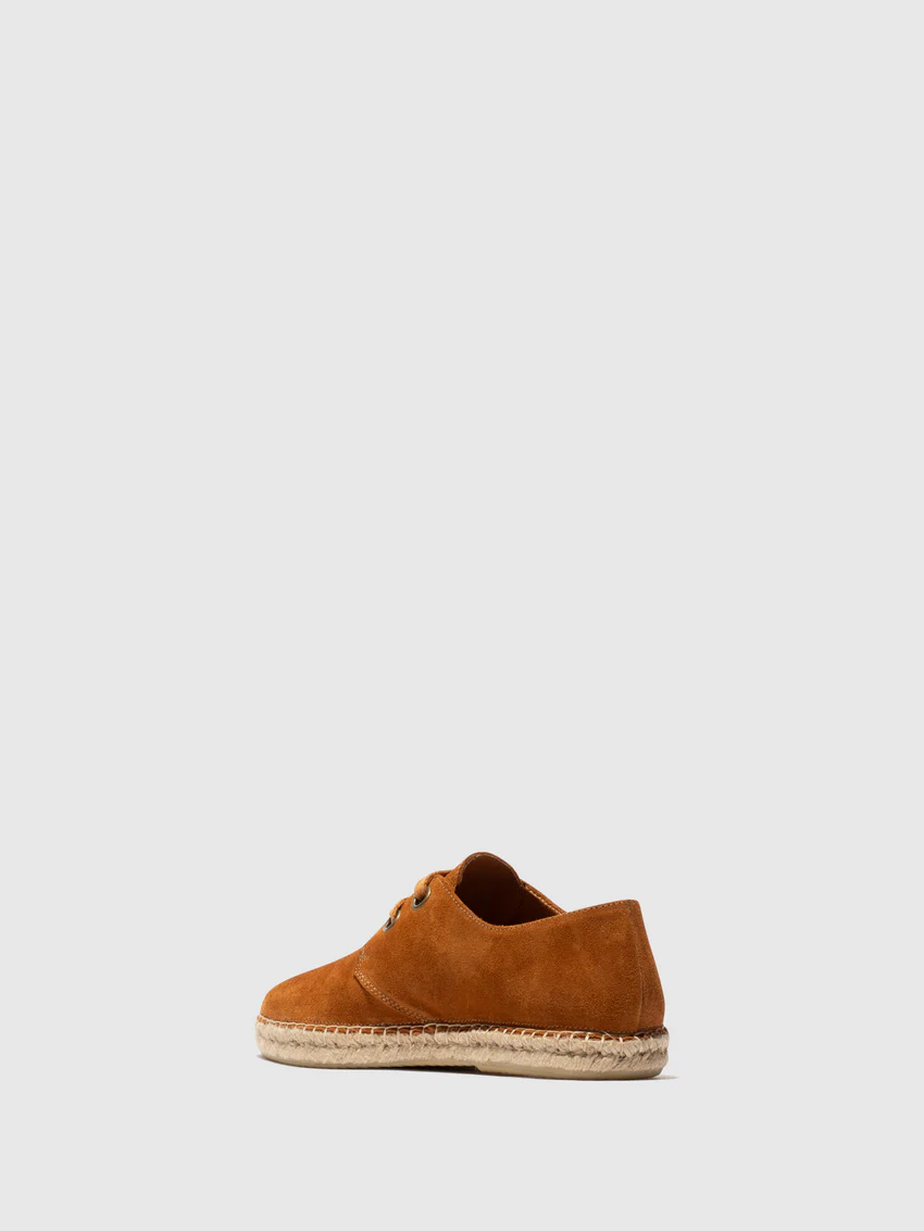 Lace-up Espadrilles SLIN528FLY CAMEL - Image 3