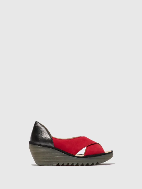 Crossover Sandals YOMA307FLY LIPSTICK RED/GRAPHITE