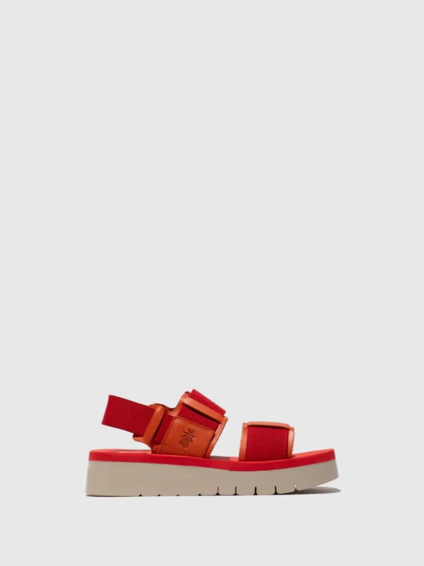 Sling-Back Sandals SORU277FLY SCARLET/RED/RED