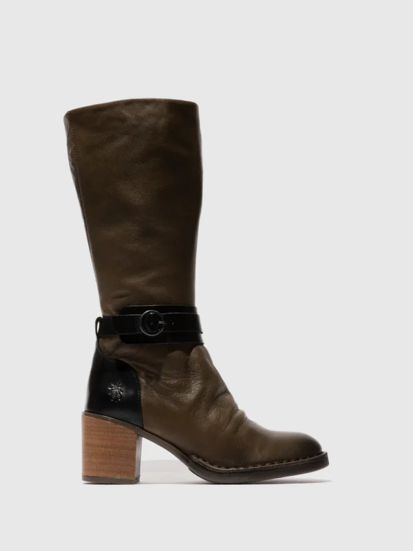 Buckle Boots BEIF165FLY MILITAR/BLACK