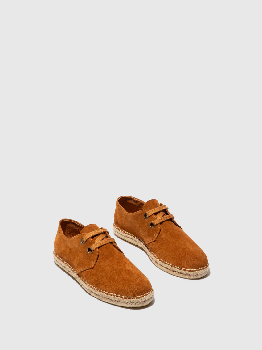 Lace-up Espadrilles SLIN528FLY CAMEL - Image 2